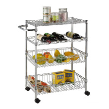 NSF Carbon Steel Chrome Palted Food Storage Wire Shelving